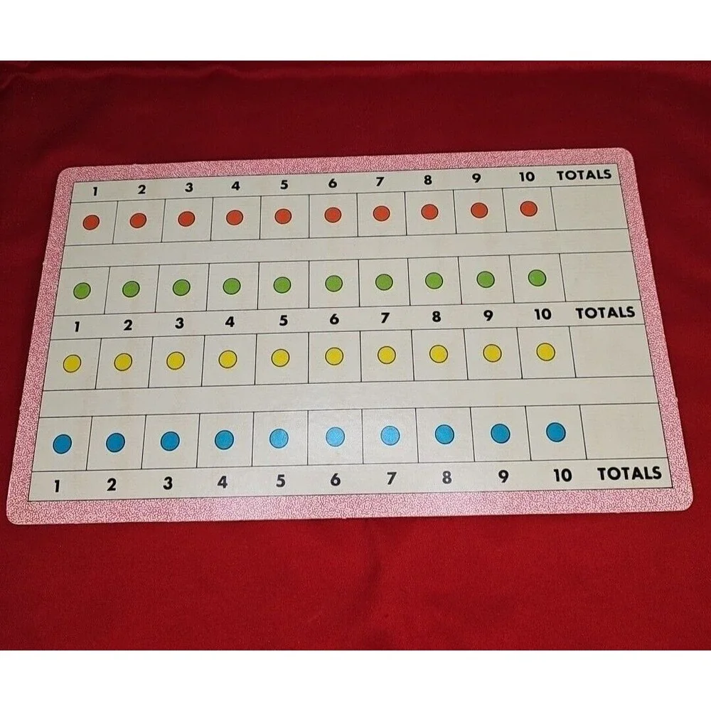 Poker Game Milton Bradley Cross Up Adults #4945 USA Made VTG 1968 Complete